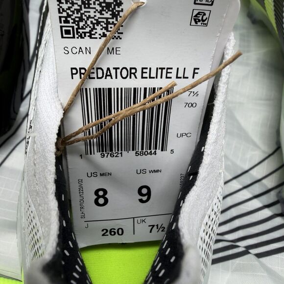 Men\'s Adidas Predator Elite LL FG Soccer Football Cleats JI1075 Size 8 NEW Bag main image 6